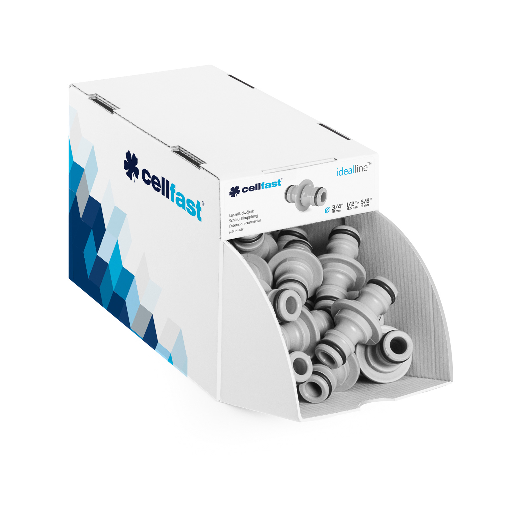 Zwei-port-stecker (abs), Ideal 1/2-3/4