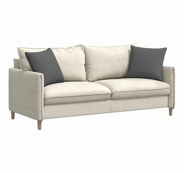 vidaXL Sofakissen 2 Stück Dunkelgrau 45 x 45 cm Stoff 42013912