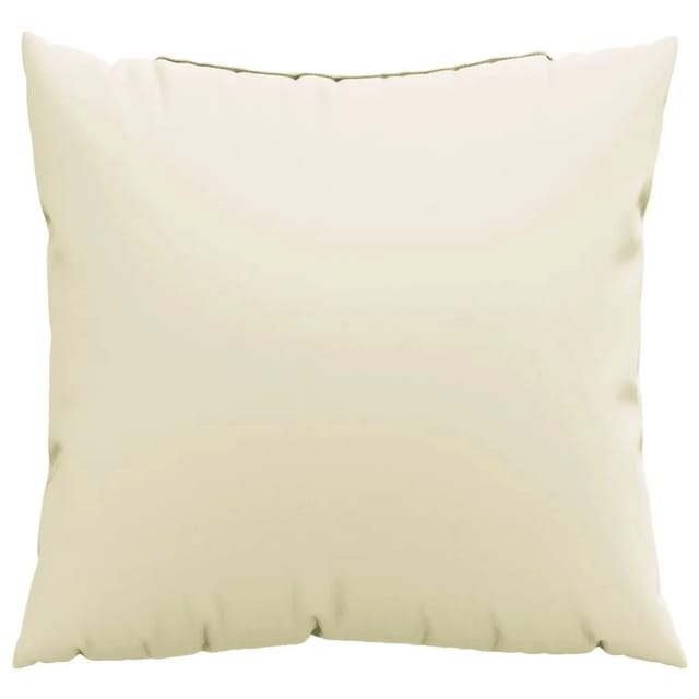 vidaXL Sofakissen 4 Stk Creme 60x60 cm Stoff 360405