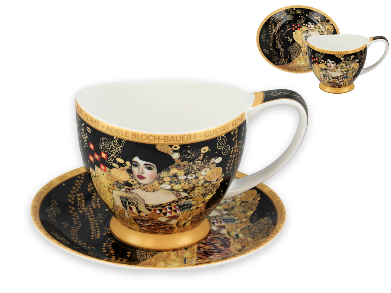 Carmani, Tasse T. Big Vanessa 340ml - Gustav Klimt/adele Bloch-bauer
