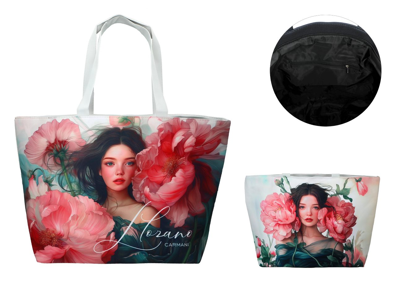 Carmani, Schultertasche, Für Einkäufe Bis 5 Kg - Laura Lozano