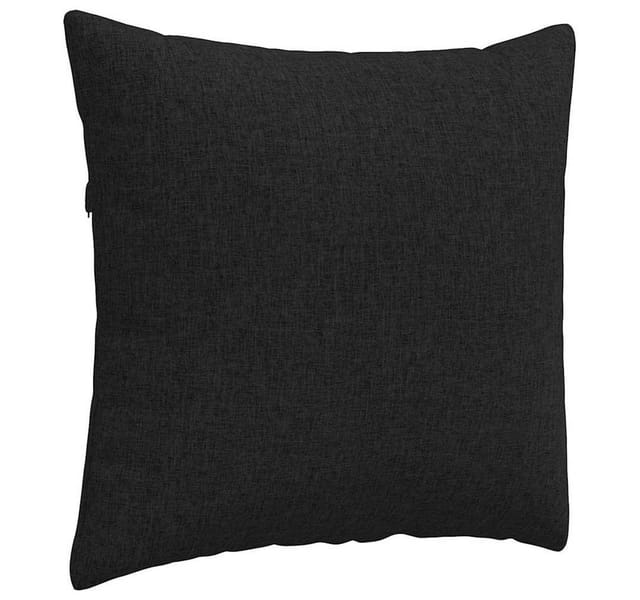 vidaXL Sofakissen 2 Stück Schwarz 45 x 45 cm Stoff 42013913