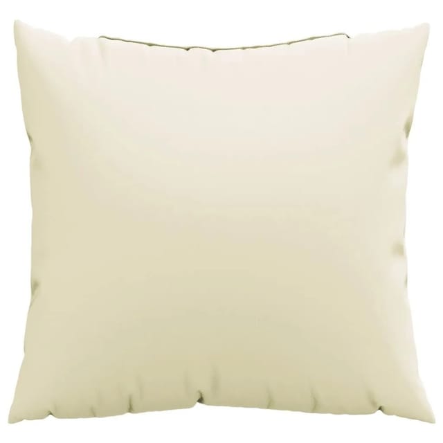 vidaXL Sofakissen 4 Stk Creme 40x40 cm Stoff 360361