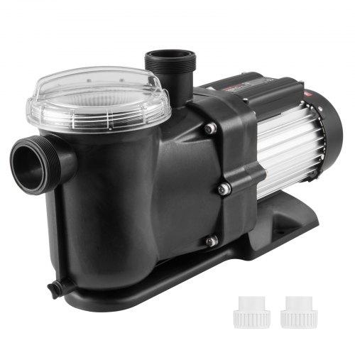 Schwimmbadpumpe 1,5 Ps, 100 Gpm Max. Durchfluss, Einzelgeschwindigkeits-poolpumpe, 220 V, 2850 U/min, 15 M Max. Förderhöhe, Filterpumpe Mit Filterkorb, Für Aufstellpools, Whirlpools, Spas