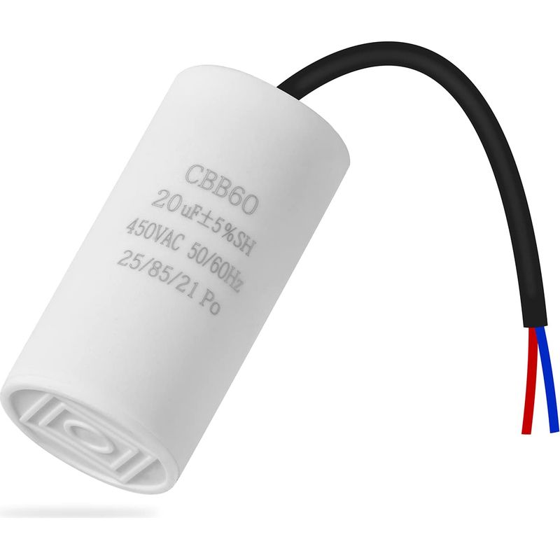 Cbb60 450 V 20 Μf 50/60 Hz Anlaufkondensator, Motorbetriebskondensator, Motorkondensator, Entstörkondensator Angeek