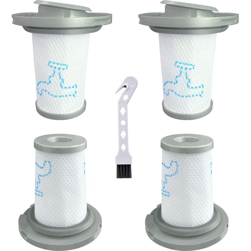 4 Filter Für Rowenta X-pert 6.60 Staubsauger Und Für Rowenta Zr009006