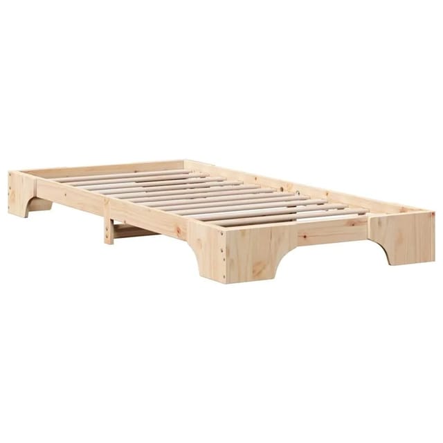 vidaXL Bettgestell 90 x 200 cm Massivholz Kiefer 872878