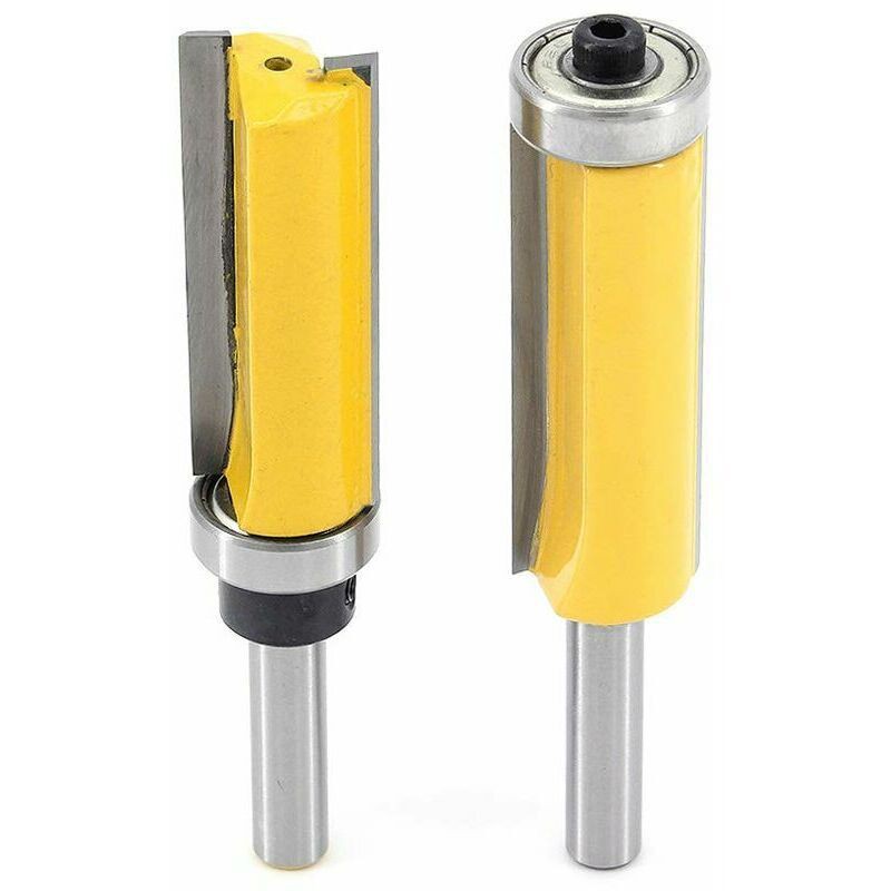 Lucky-88 – Fraise Pour Défonceuse 8 Mm – Pointe En Carbure Pour Coupes Lisses – Longueur 51.8 Mm – Pour Bois Massif Et Mdf