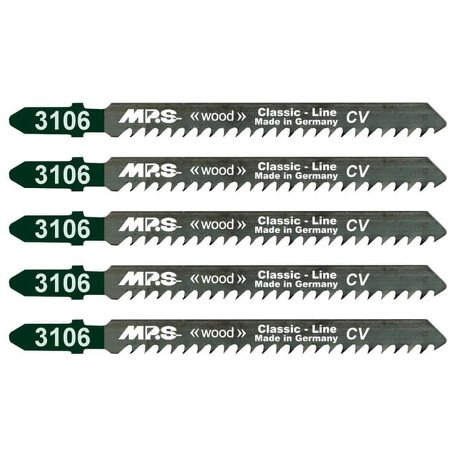 MPS CV-Stichsägeblatt Für 4-50mm Materialstärke 5 Stück