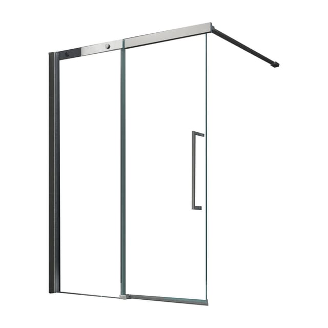 Glasdeals Schiebetür Badewannenaufsatz Duschtrennwand DOZE 120 x 150 cm – 3520