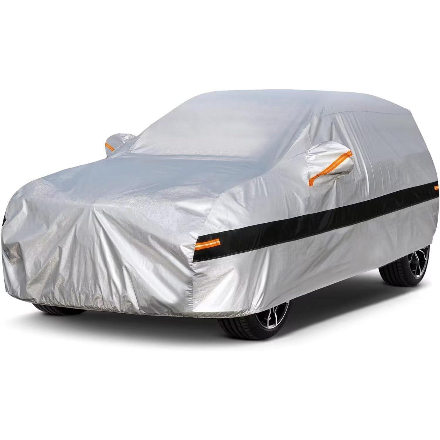 10-schicht Autoabdeckung Wasserdicht Atmungsaktiv Für Evoque (2011-2023) Silber