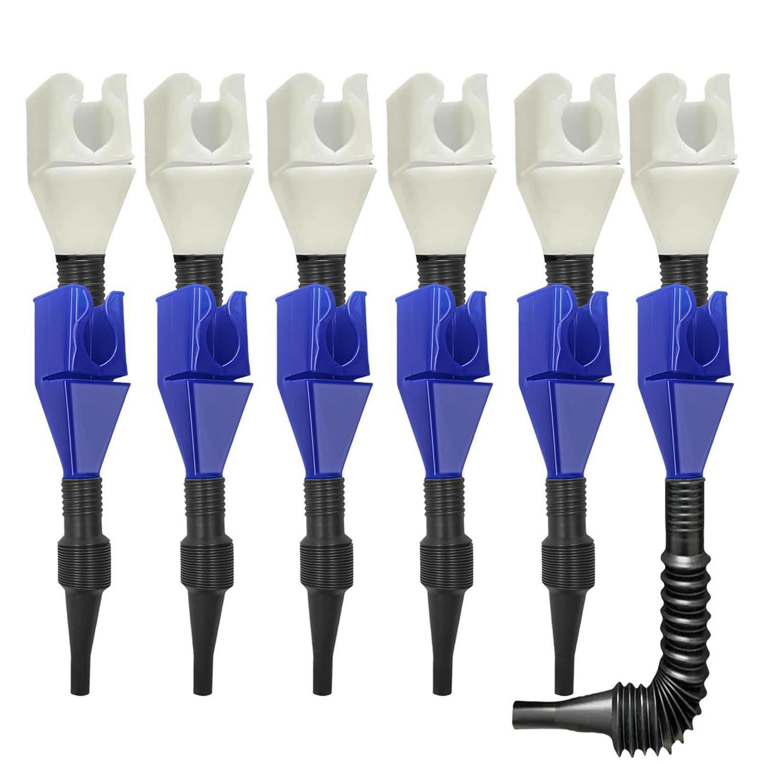 12er Pack Öltrichter Kfz Universal Faltbar Mit Clip Für Auto & Motorrad