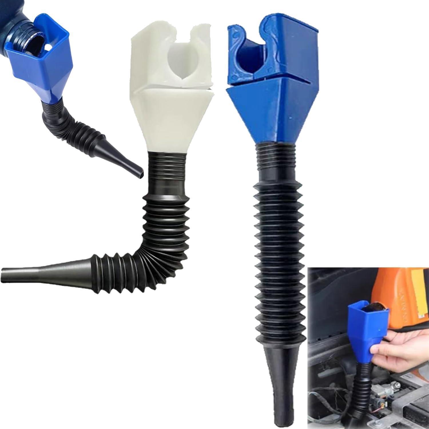 2er Pack Öltrichter Für Auto & Motorrad, Universal Faltbar Mit Clip-verschluss