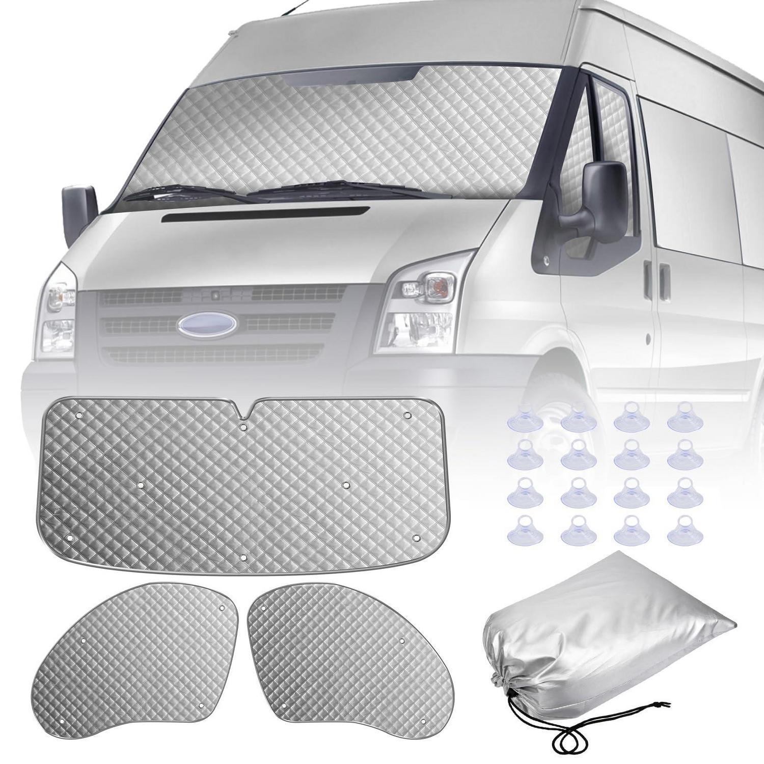 3 Stk Thermomatten Sonnenschutz Für Ford Transit Van Mk7, Verdunkelung, Isolierung