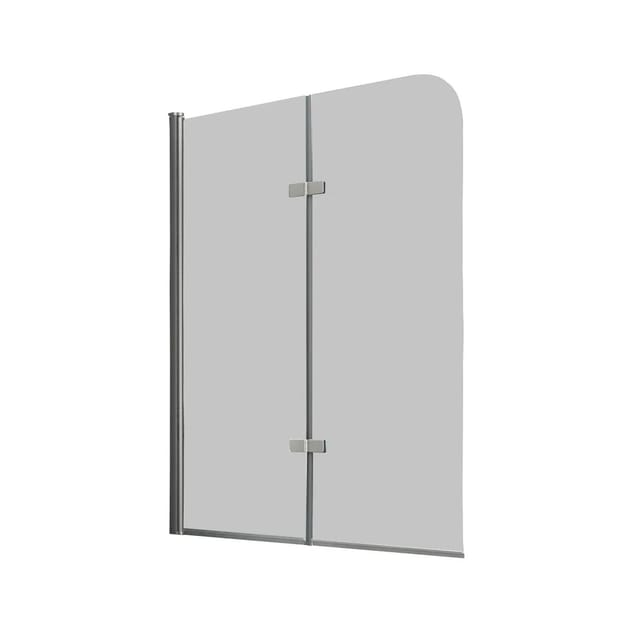 Glasdeals Badewannenaufsatz Duschtrennwand BREASE 100 x 140 cm – 3513