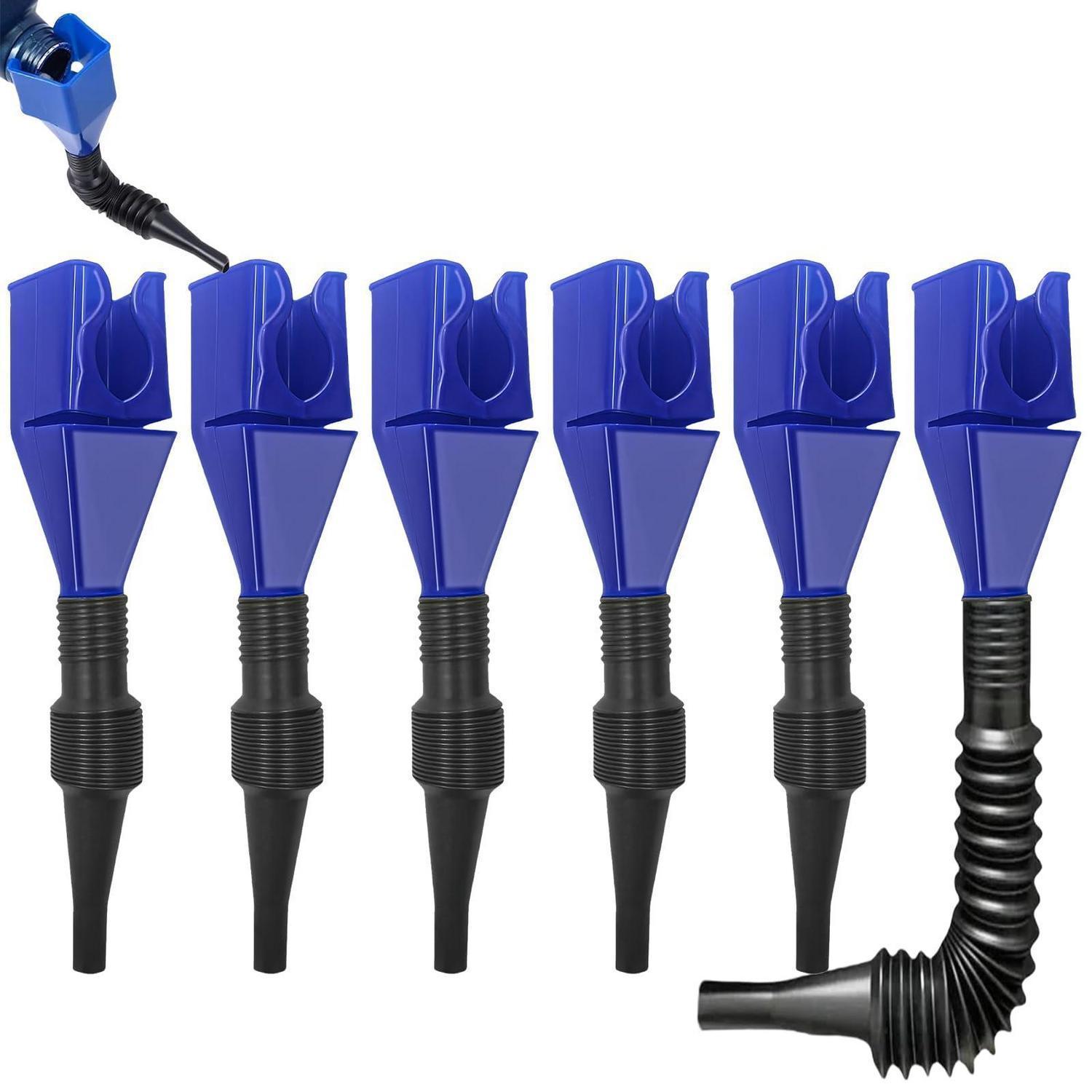 6er Pack Öltrichter Kfz Auto Motorrad Universal Falttrichter Flexibel