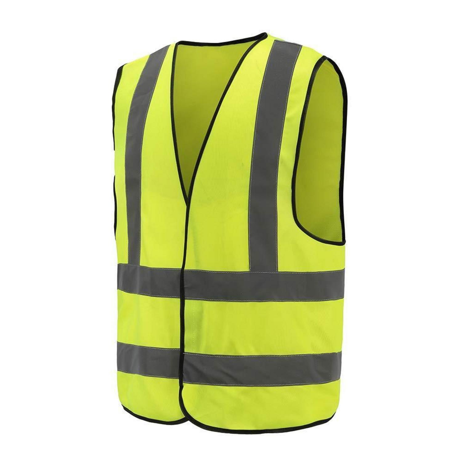 Sicherheitsweste Mit Reflektorstreifen, Warnschutz, Gelb, 3xl
