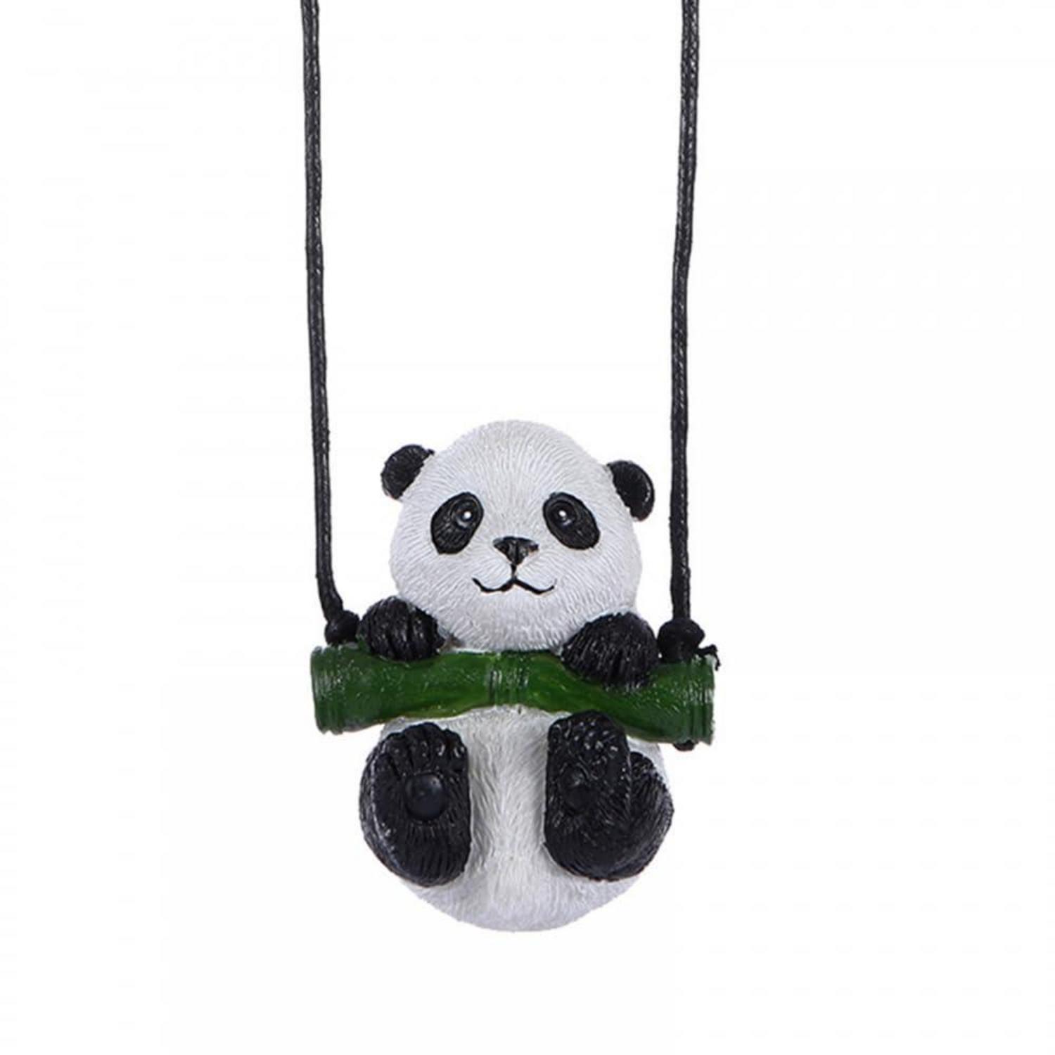 Auto Schaukel Ornament Panda Dekoration Für Innenspiegel, Niedlich, Umweltfreundlich
