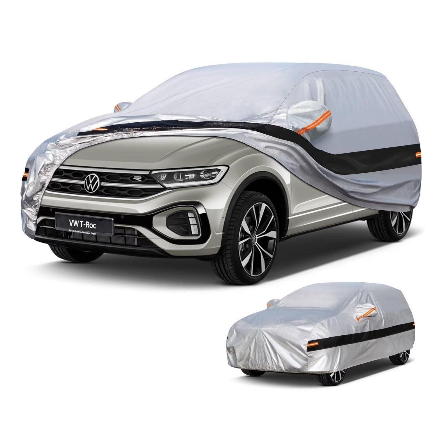 Autoabdeckung Suv 10 Lagen 100% Wasserdicht Für Vw T-roc Cabriolet (2017-2025) Silber