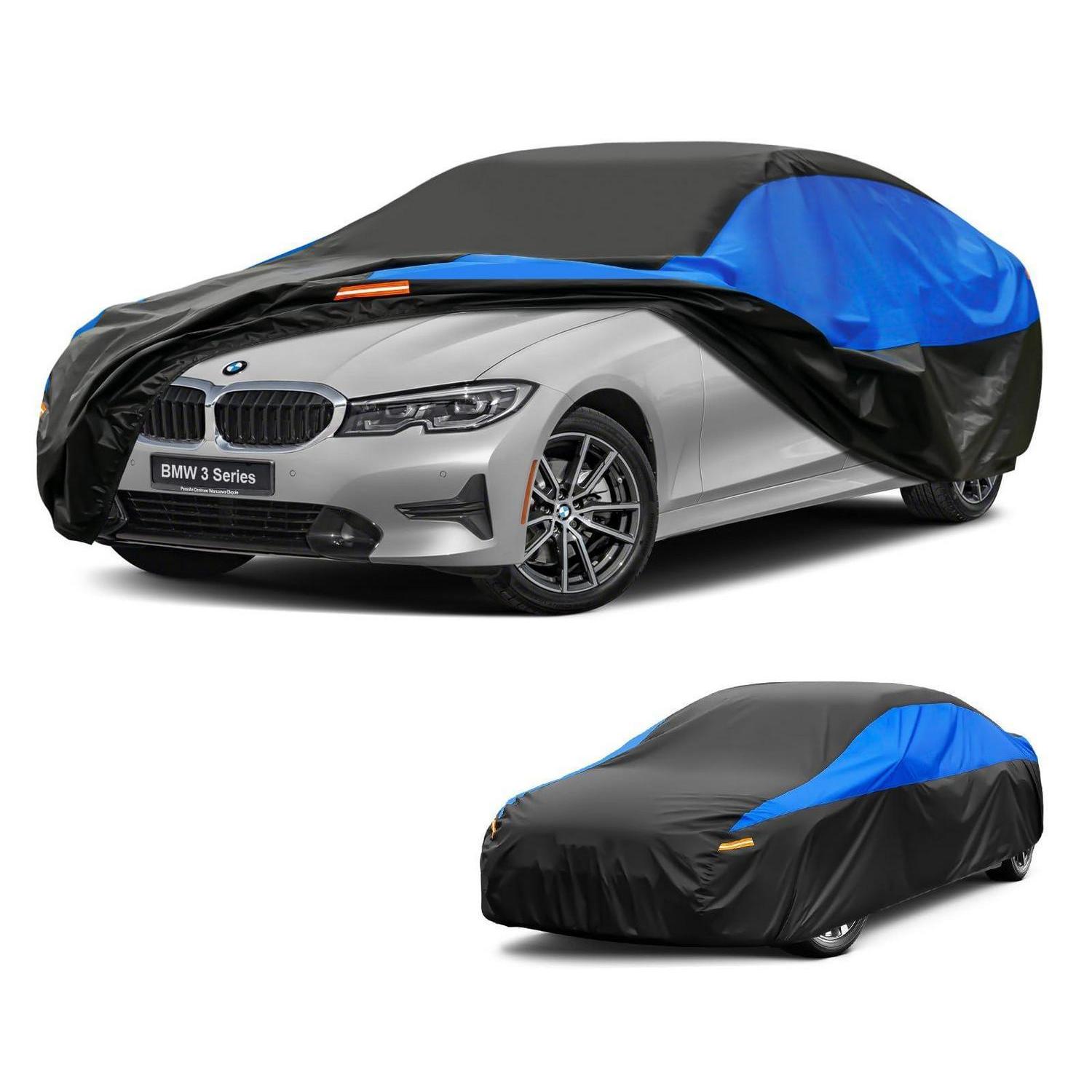 Autoabdeckung Wasserdicht Atmungsaktiv Für Bmw 3er, Ganzjahresschutz, Schwarz/blau