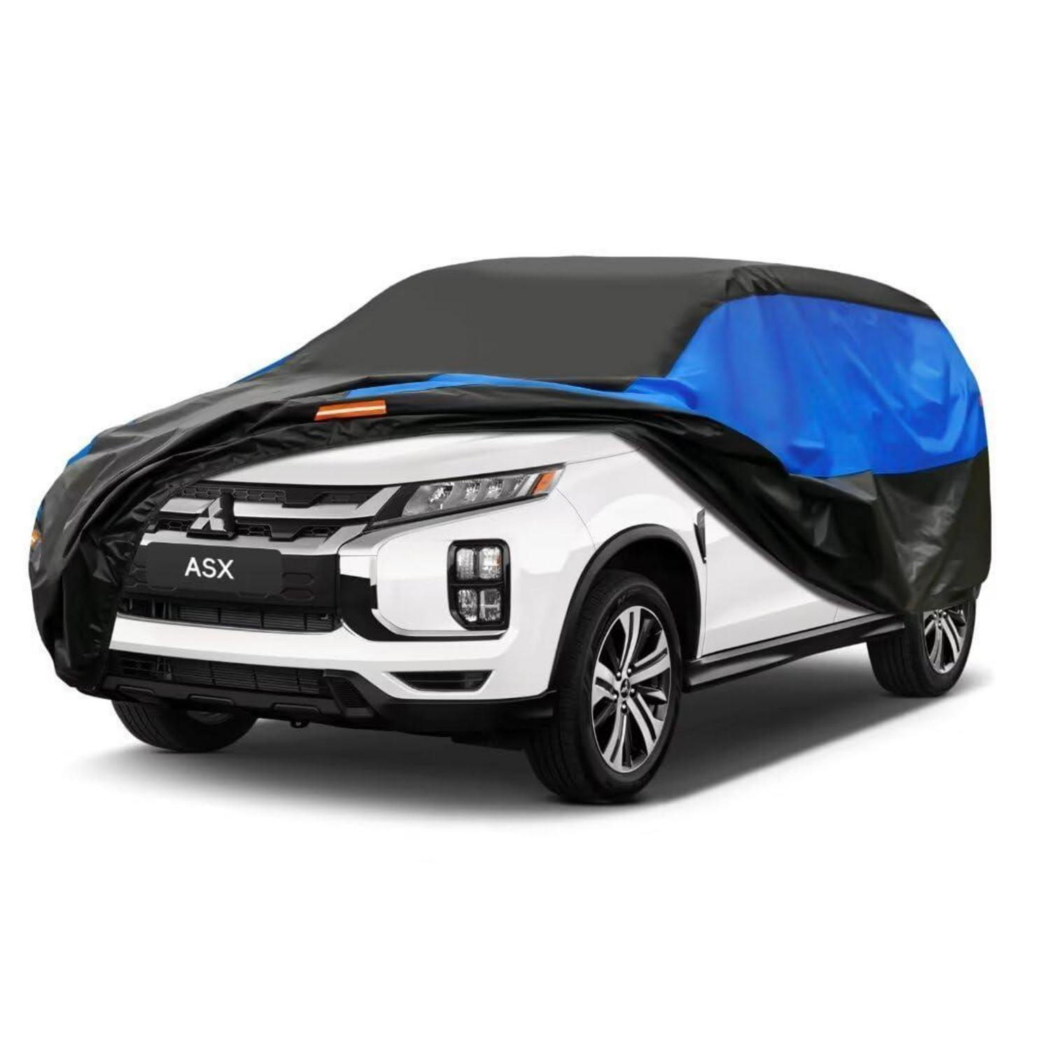 Autoabdeckung Wasserdicht Atmungsaktiv Für Mitsubishi Asx (2010-2024) Schwarz Blau