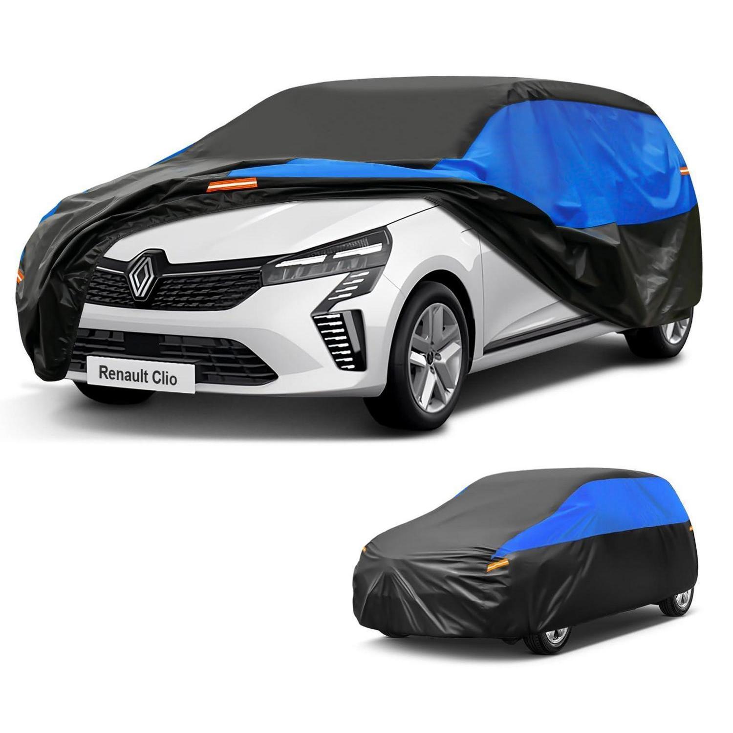 Autoabdeckung Wasserdicht Atmungsaktiv Für Renault Clio (2001-2025) Schwarz Blau