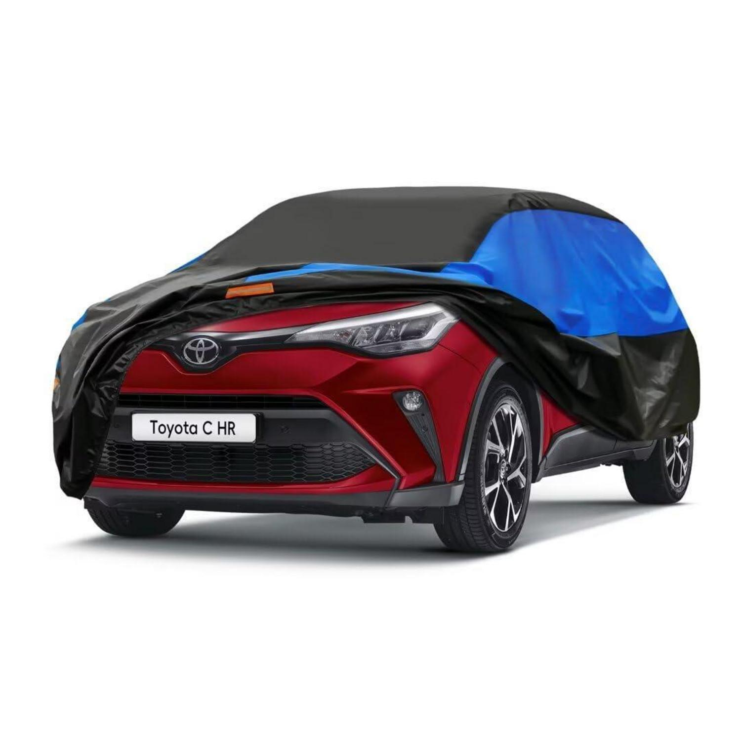 Autoabdeckung Wasserdicht Atmungsaktiv Für Toyota C-hr (2016-2024) Schwarz Blau