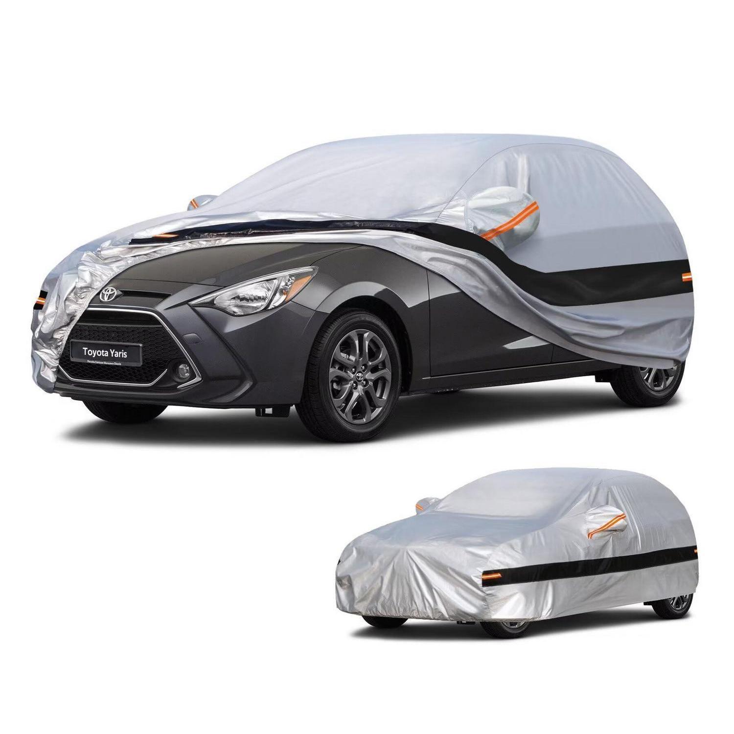 Autoabdeckung Für Toyota Yaris (2003-2025) 10 Lagen 100% Wasserdicht
