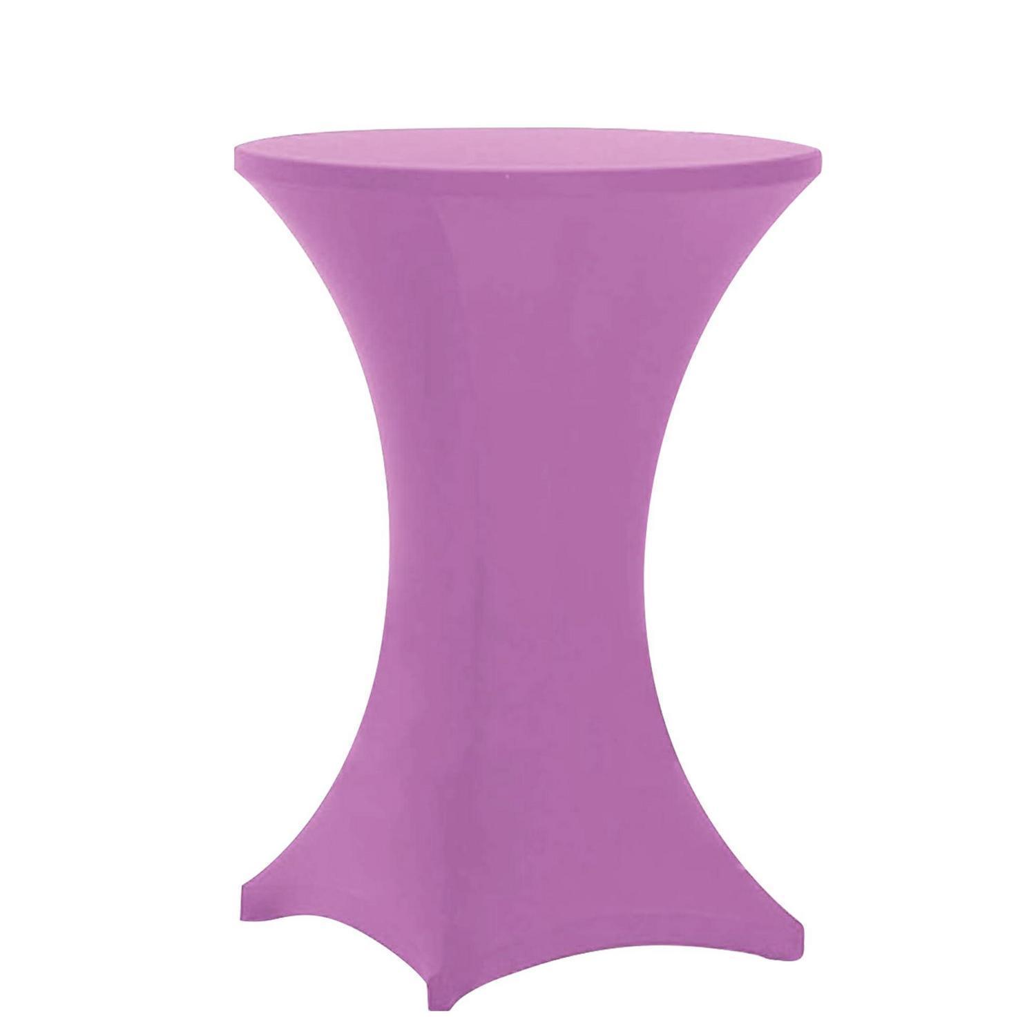 Elastische Tischdecke Für Stehtische, 70x75cm, Hellviolett