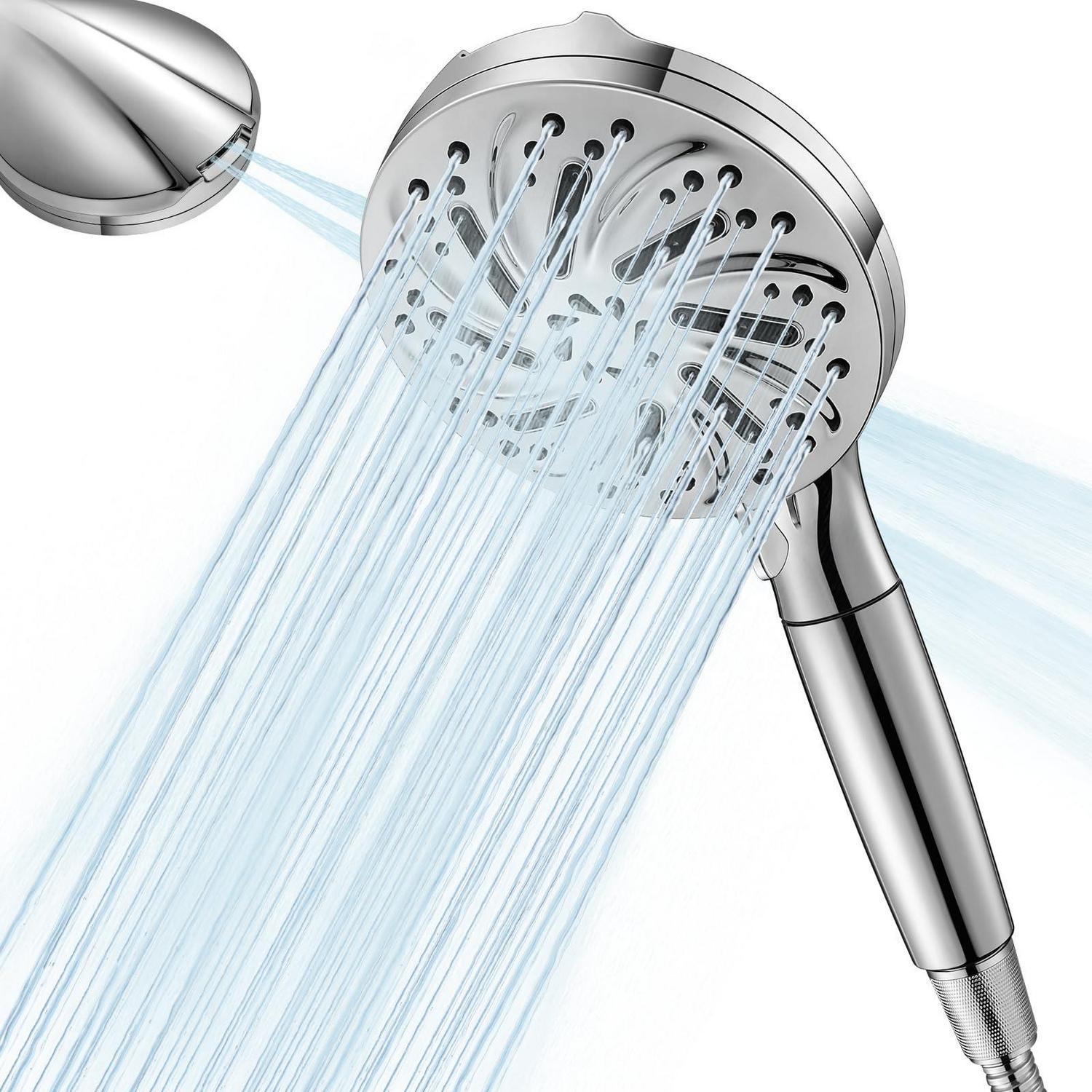 Duschkopf Mit 15-schicht-filter, 10 Strahlarten, Wassersparend, Hochdruck, Universell