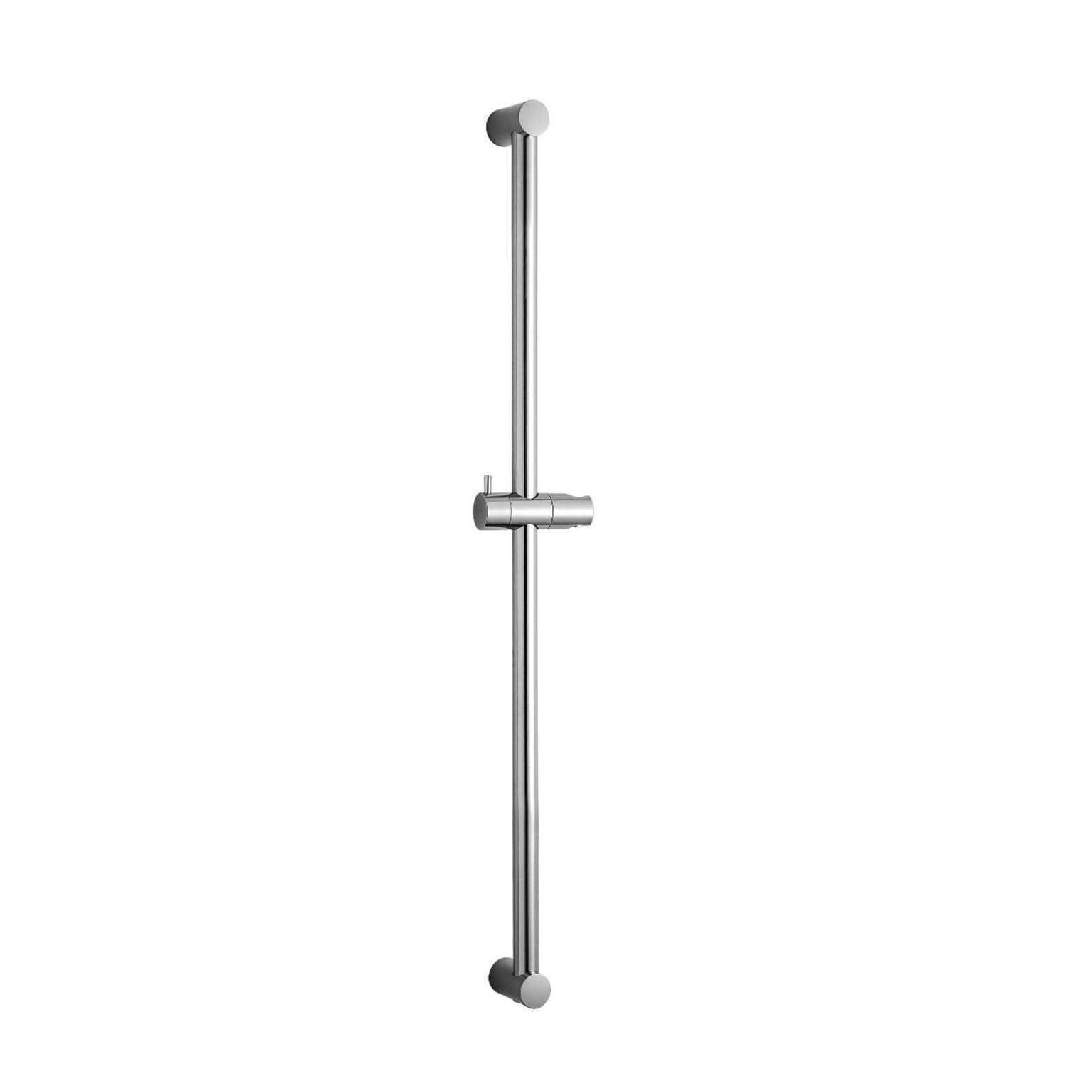 Duschstange 90cm Chrom, Edelstahl 304, Höhenverstellbar, Mit Duschkopfhalterung