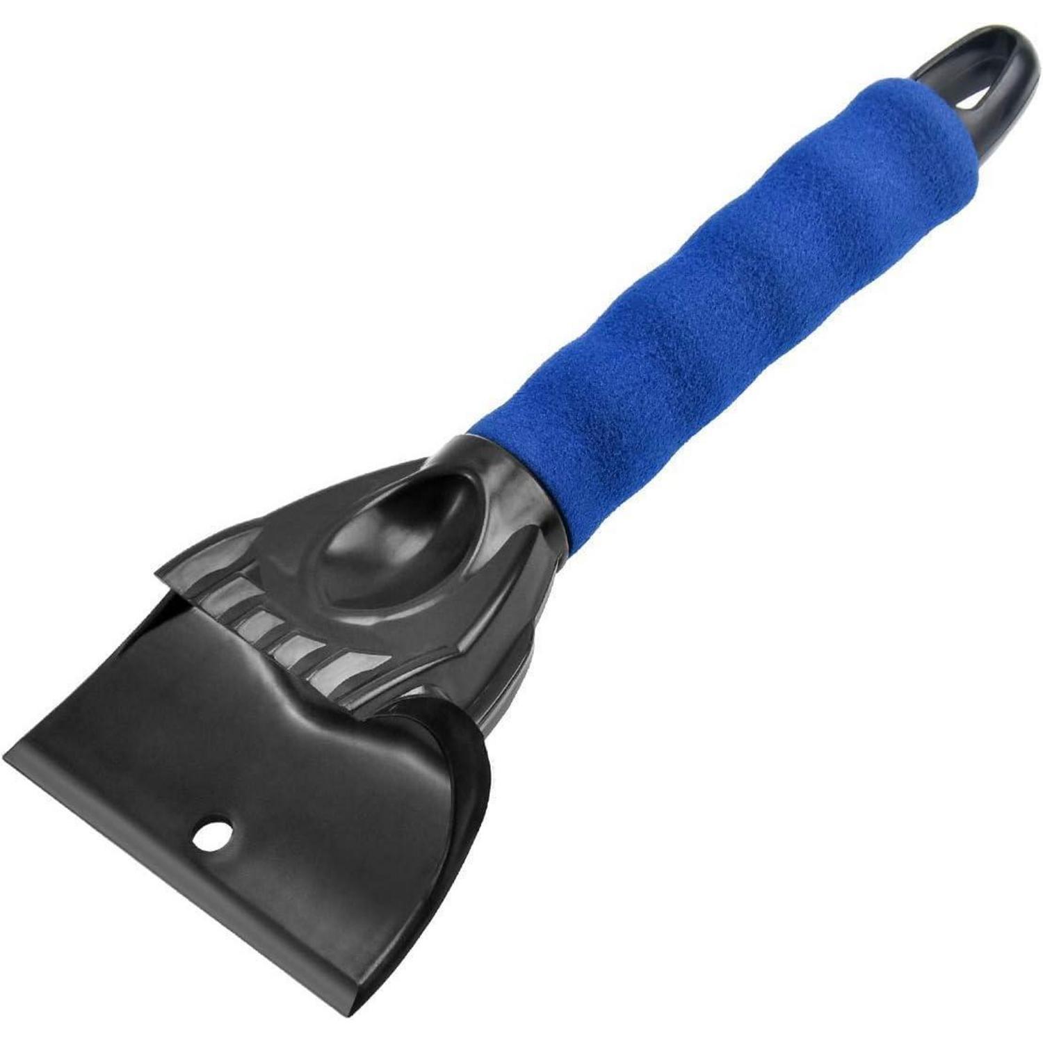 Eiskratzer Auto 2-in-1 Mit Softgriff, Scheibenkratzer Für Eis & Schnee