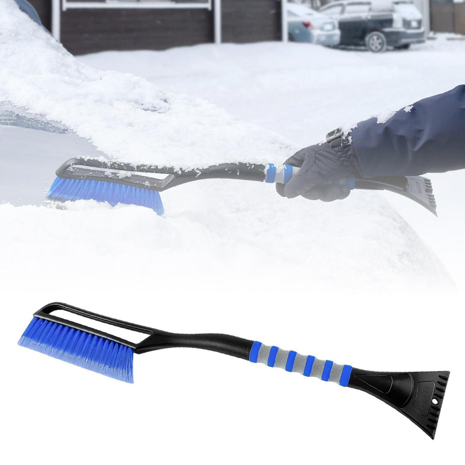 Eiskratzer Mit Besen, Abnehmbar, Ergonomischer Griff, Abs