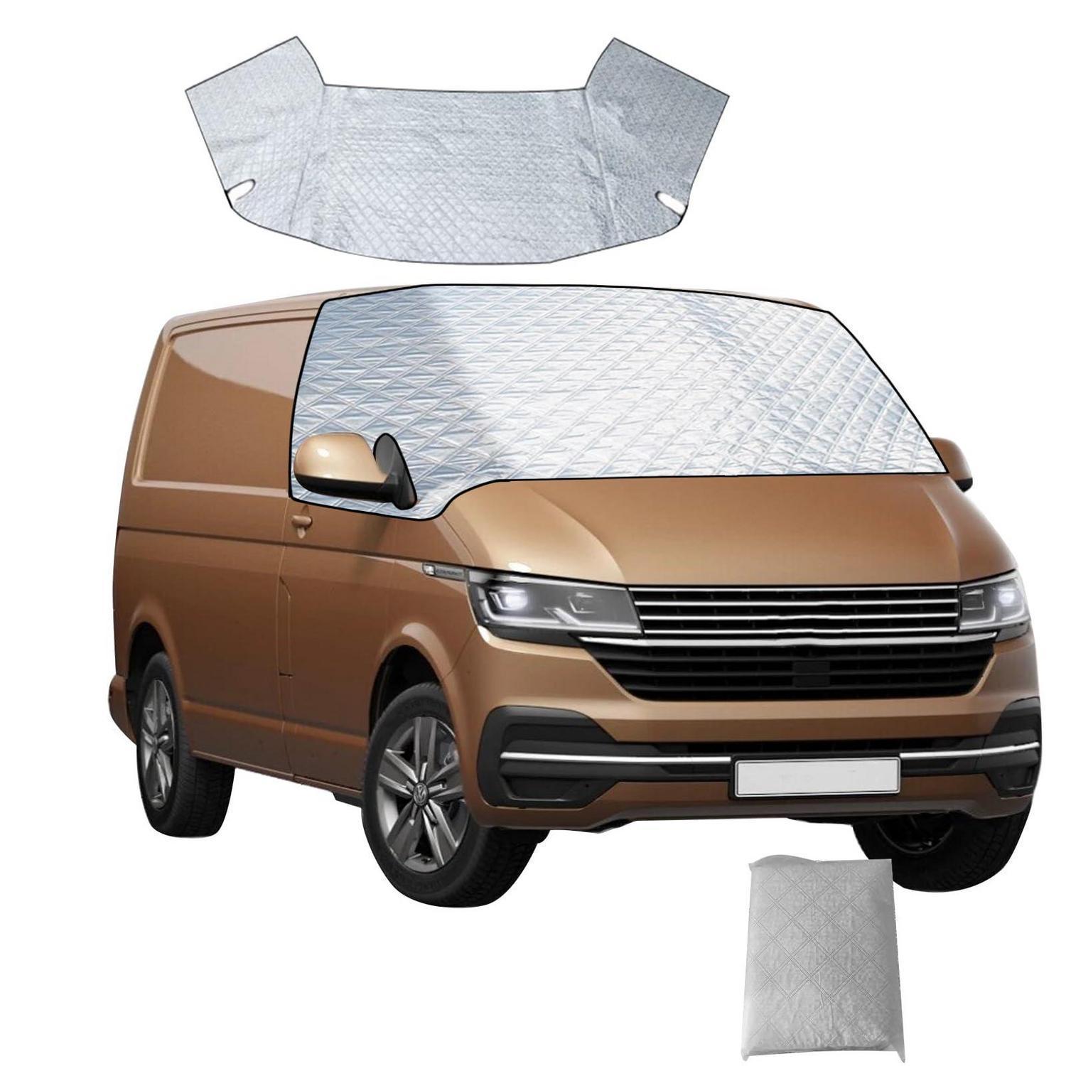 Frontscheibenabdeckung Für Vw T6 (2016-2022) - Ganzjahresschutz, Silber