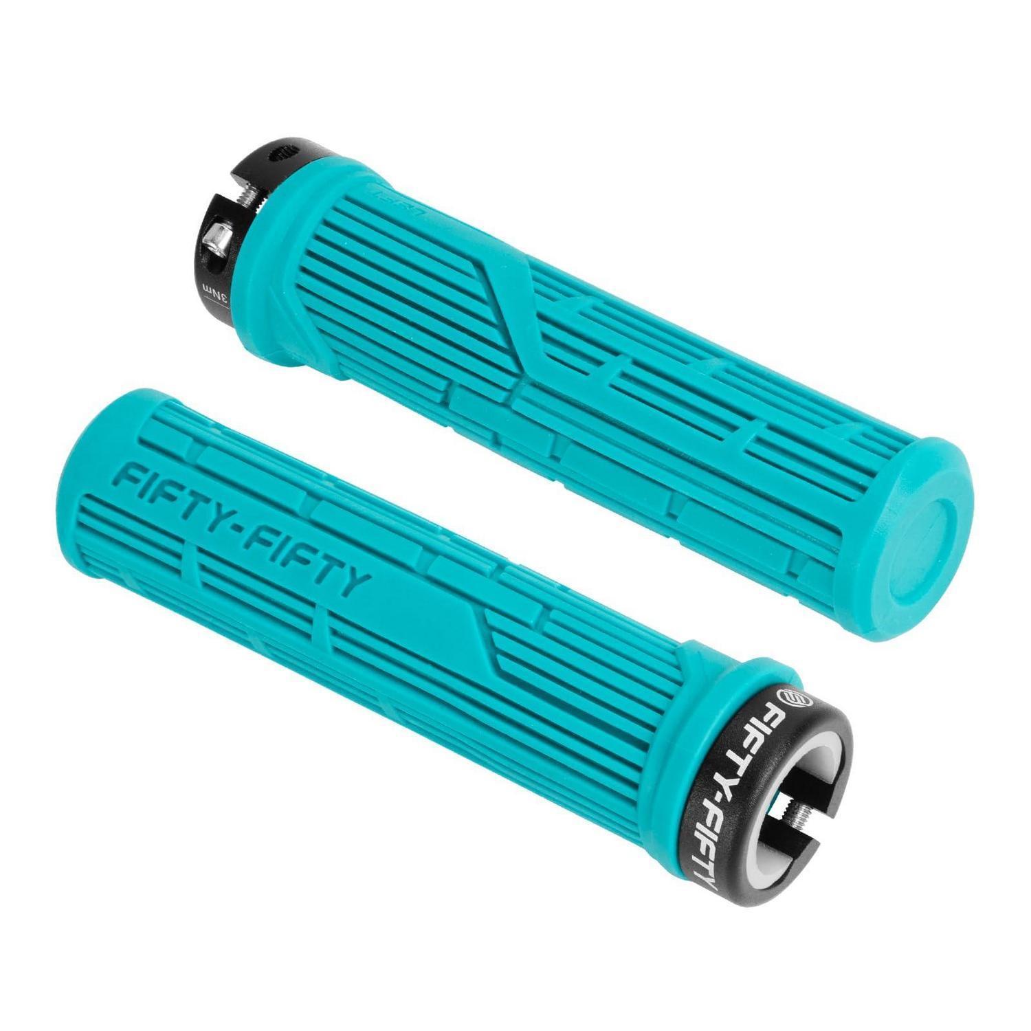 Fahrradgriffe Mountainbike Lock-on Weich Rutschfest Türkis