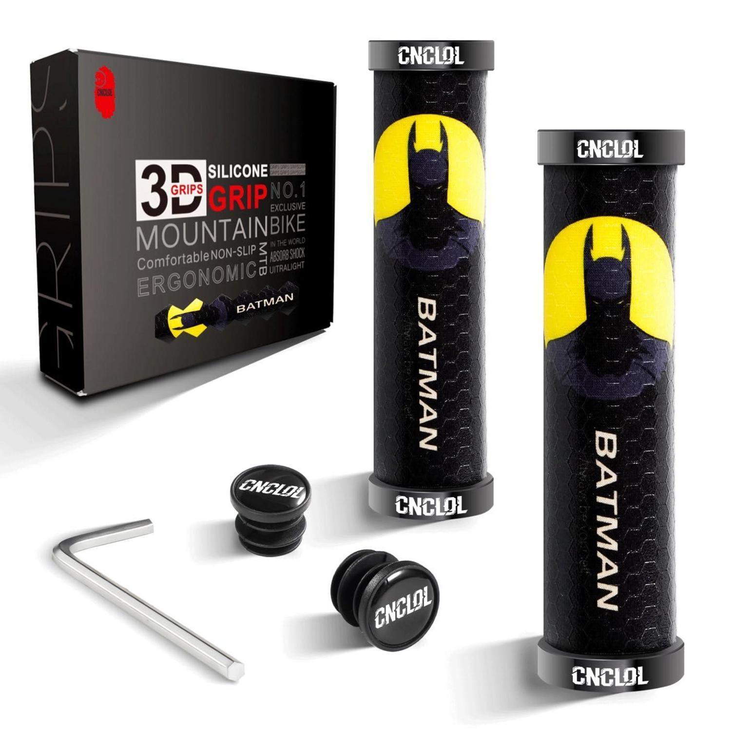 Fahrrad Lenkergriffe Mtb 22mm Silikon Doppel Lock-on Rutschfest Stoßdämpfend