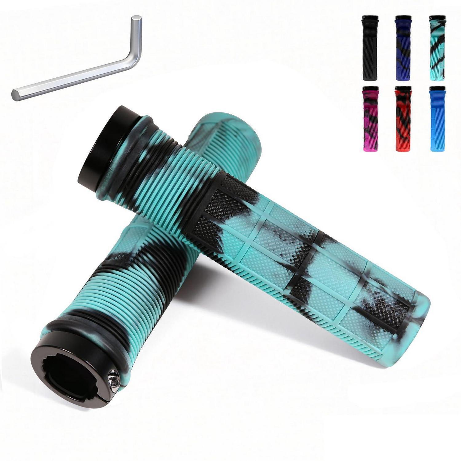 Fahrradgriffe 22mm Universal Ergonomisch Rutschfest Gummi Mit Lock-on Design Für Mtb Roller