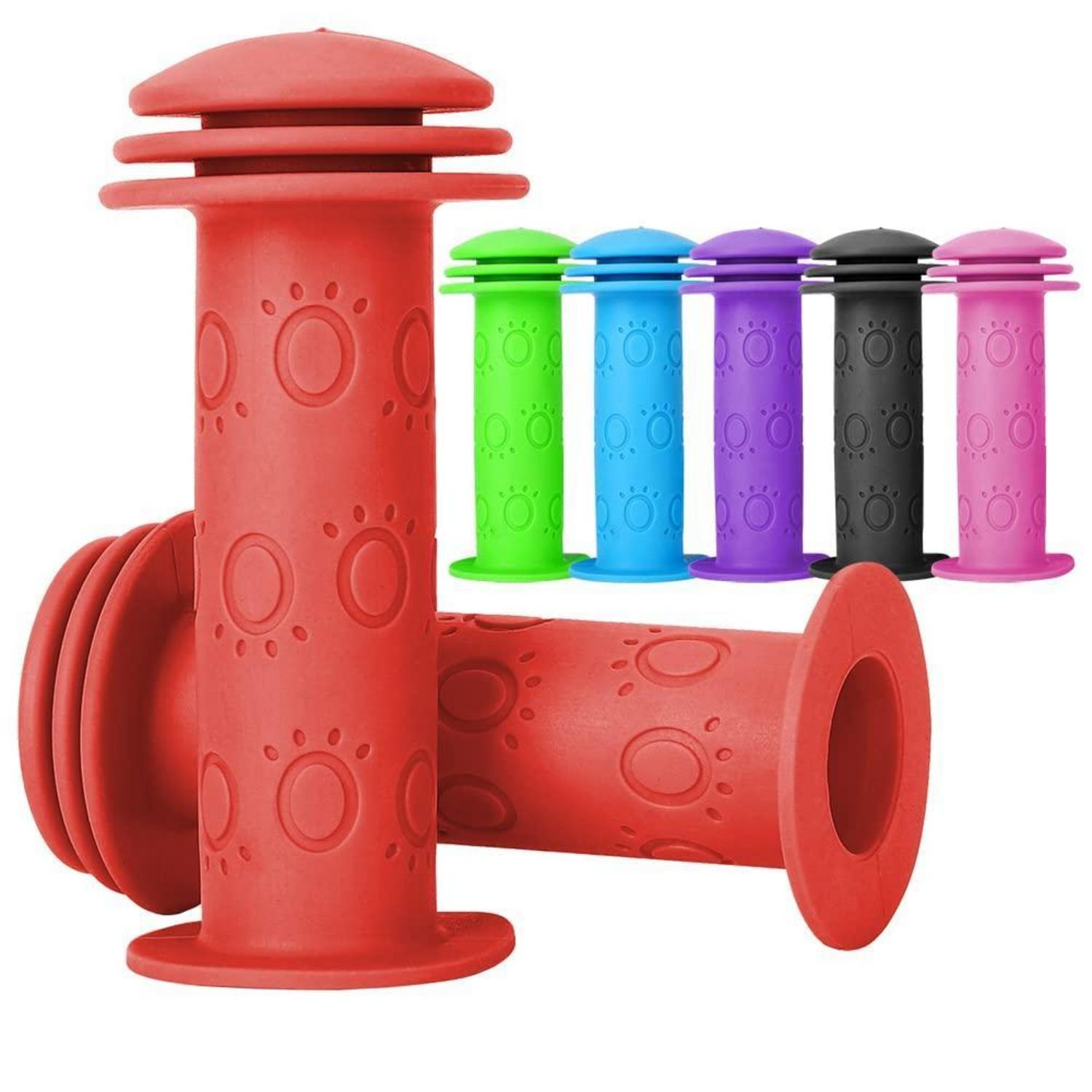 Kinder Fahrradgriffe 105mm Mit Prallschutz Für Roller, Laufrad, Dreirad