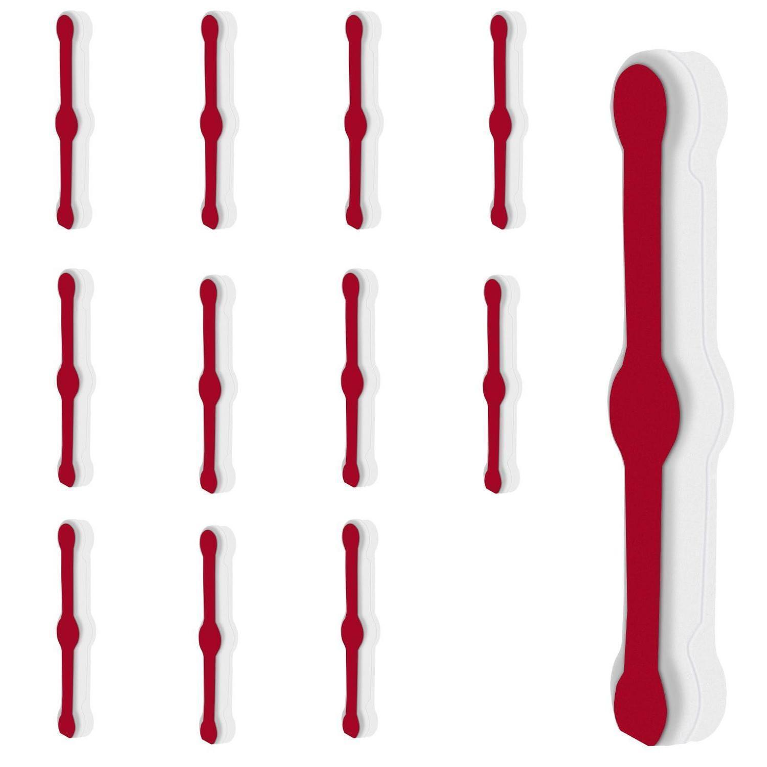 Fliegengitter Fenster Clips 12 Stück, Selbstklebend, Ohne Bohren, Weiß
