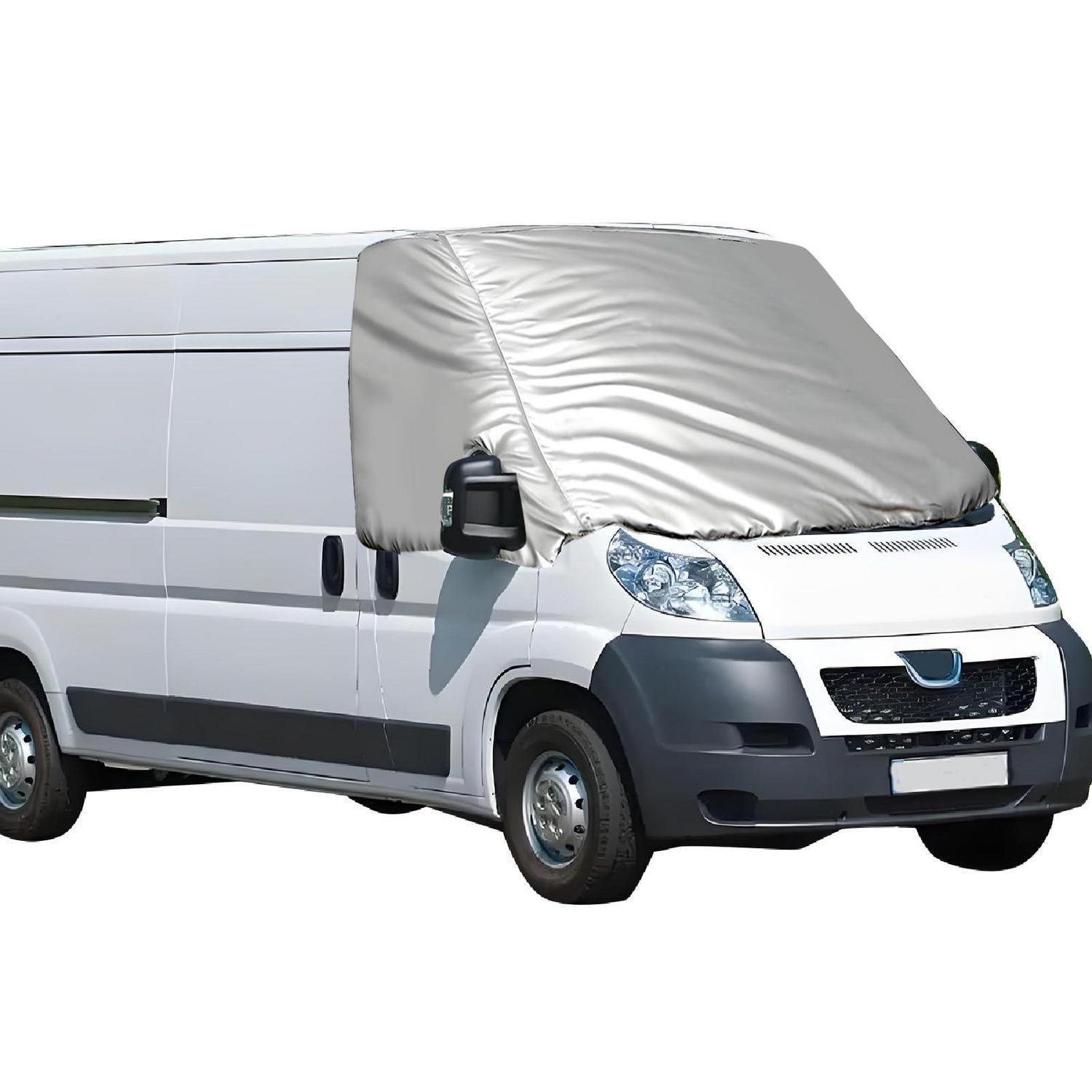 Frontscheibenabdeckung Für Fiat Ducato 2006-2024, Ganzjahres-schutz, Silber