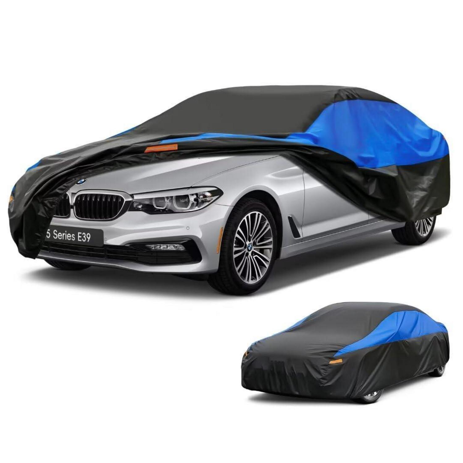 Autoabdeckung Wasserdicht Atmungsaktiv Für Bmw 5er E39 (1995-2004) Schwarz/blau