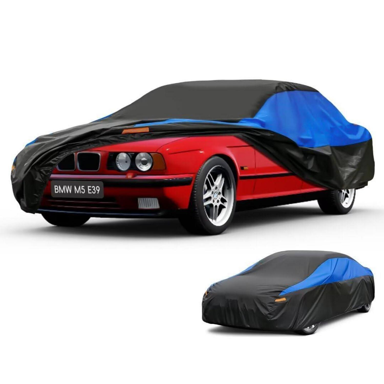 Autoabdeckung Wasserdicht Atmungsaktiv Für Bmw M5 E39 (1998-2004) Schwarz Blau