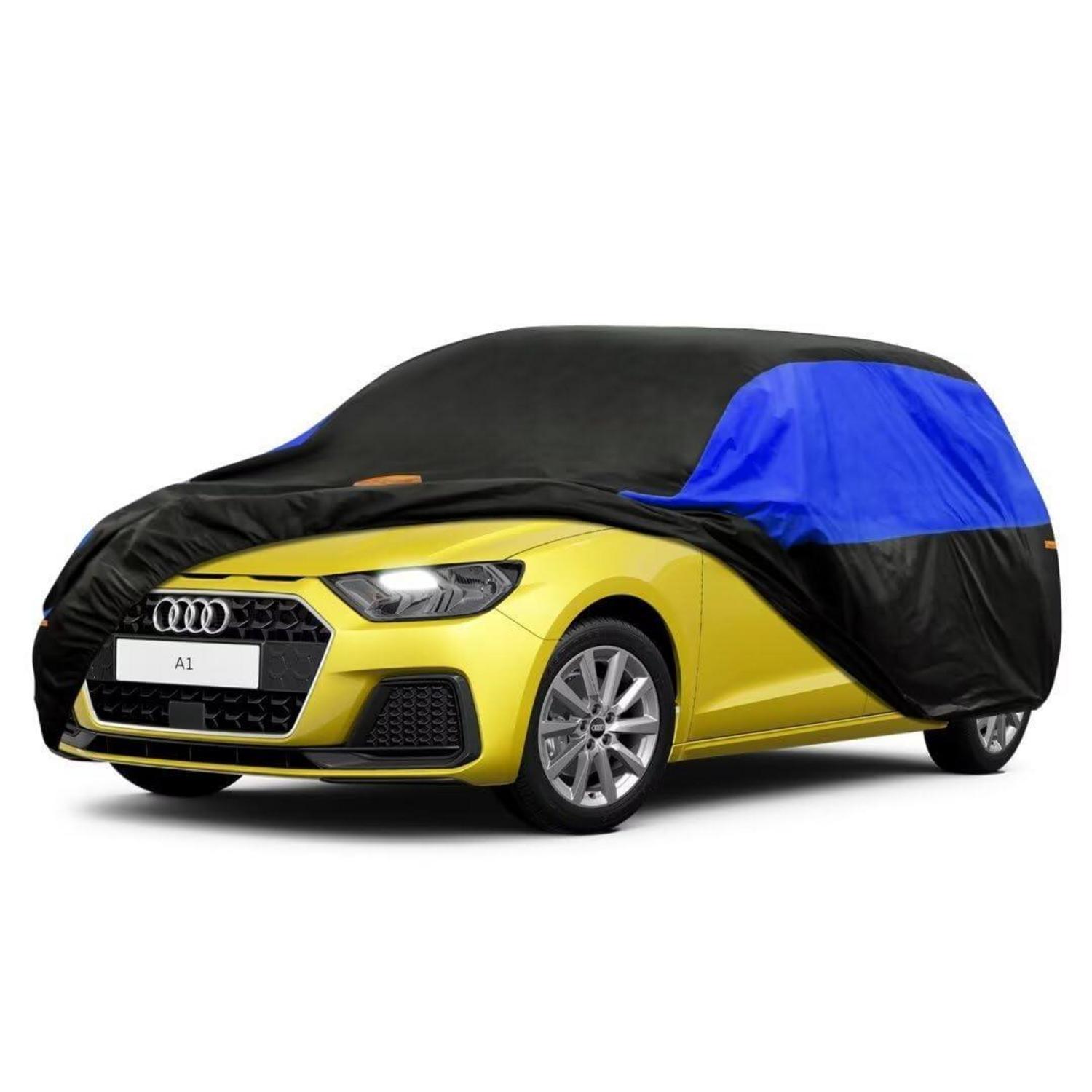 Autoabdeckung Wasserdicht Atmungsaktiv Für Audi A1 (2012-2024) Schwarz Blau