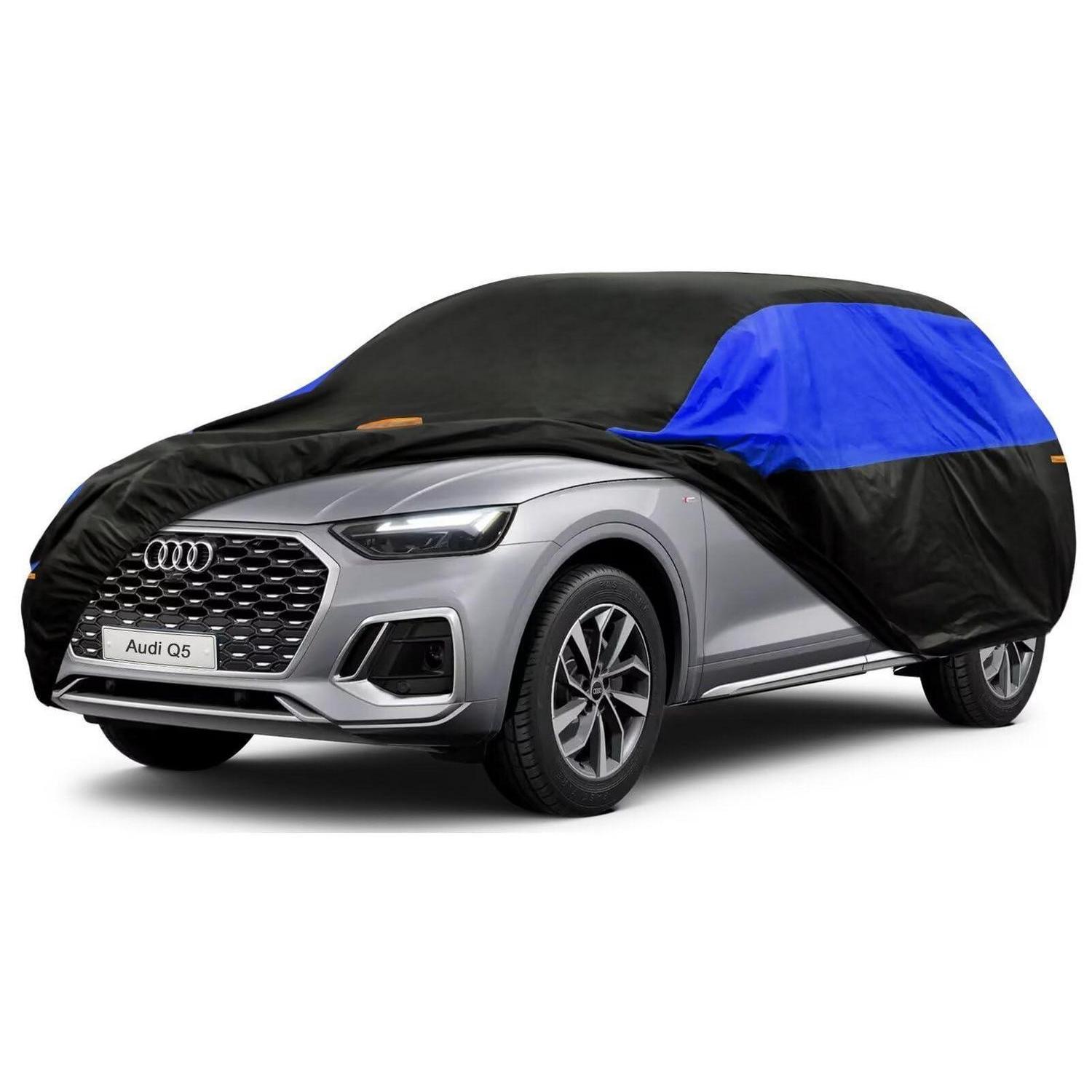 Autoabdeckung Wasserdicht Atmungsaktiv Für Audi Q5 (2008-2024) Schwarz Blau