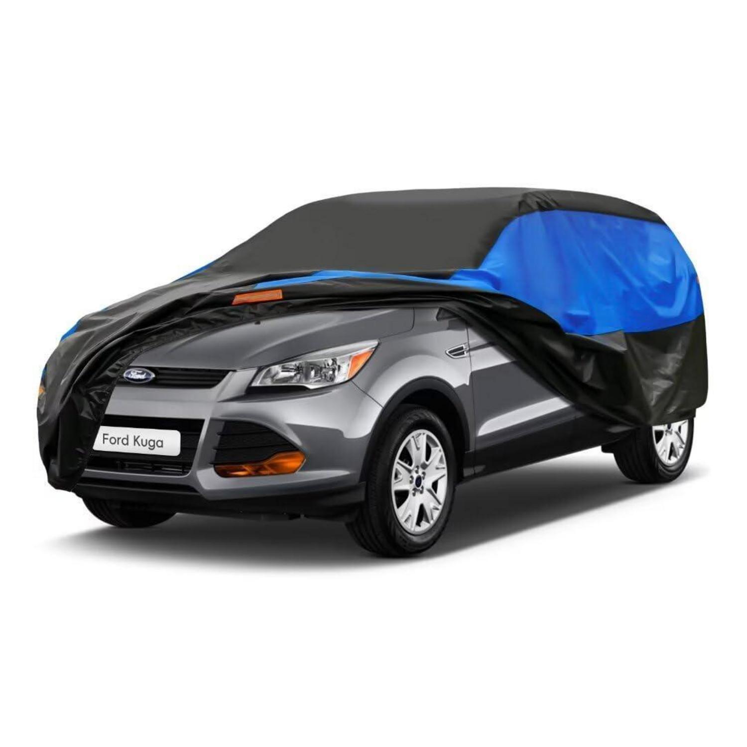 Autoabdeckung Wasserdicht Atmungsaktiv Für Ford Kuga (2008-2022) Schwarz Blau
