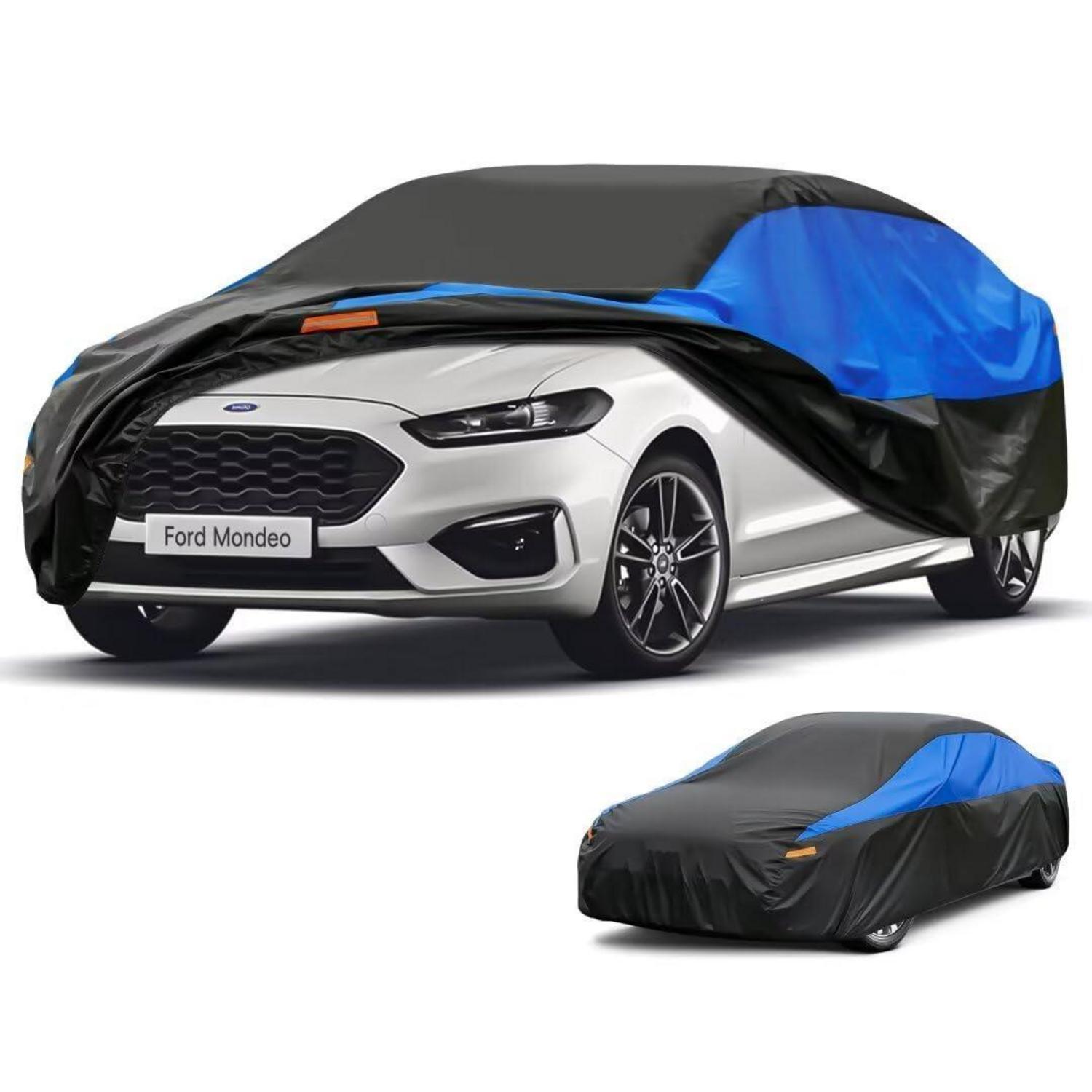Autoabdeckung Wasserdicht Atmungsaktiv Für Ford Mondeo (2001-2024) Schwarz/blau