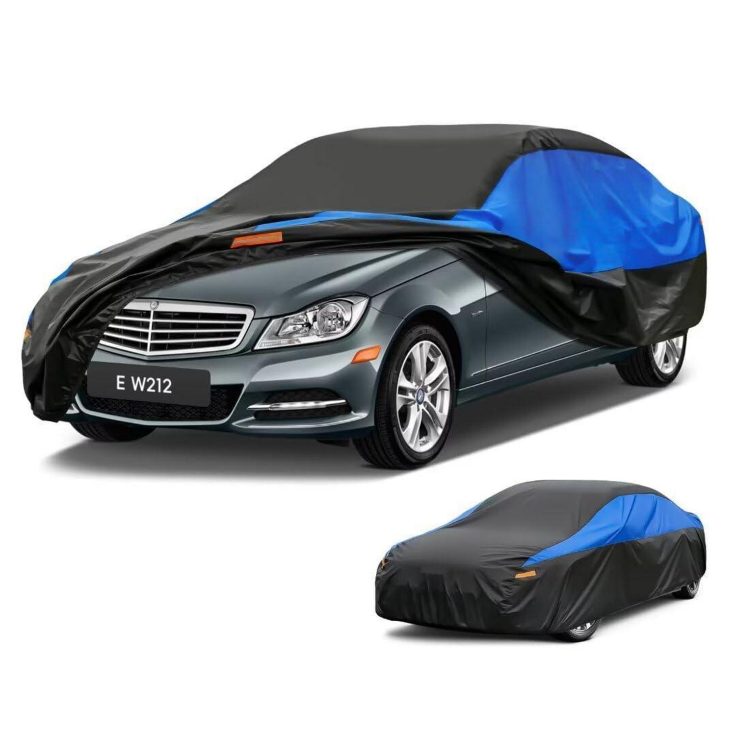 Autoabdeckung Wasserdicht Atmungsaktiv Für Mercedes E W212 (2009-2016) Schwarz Blau