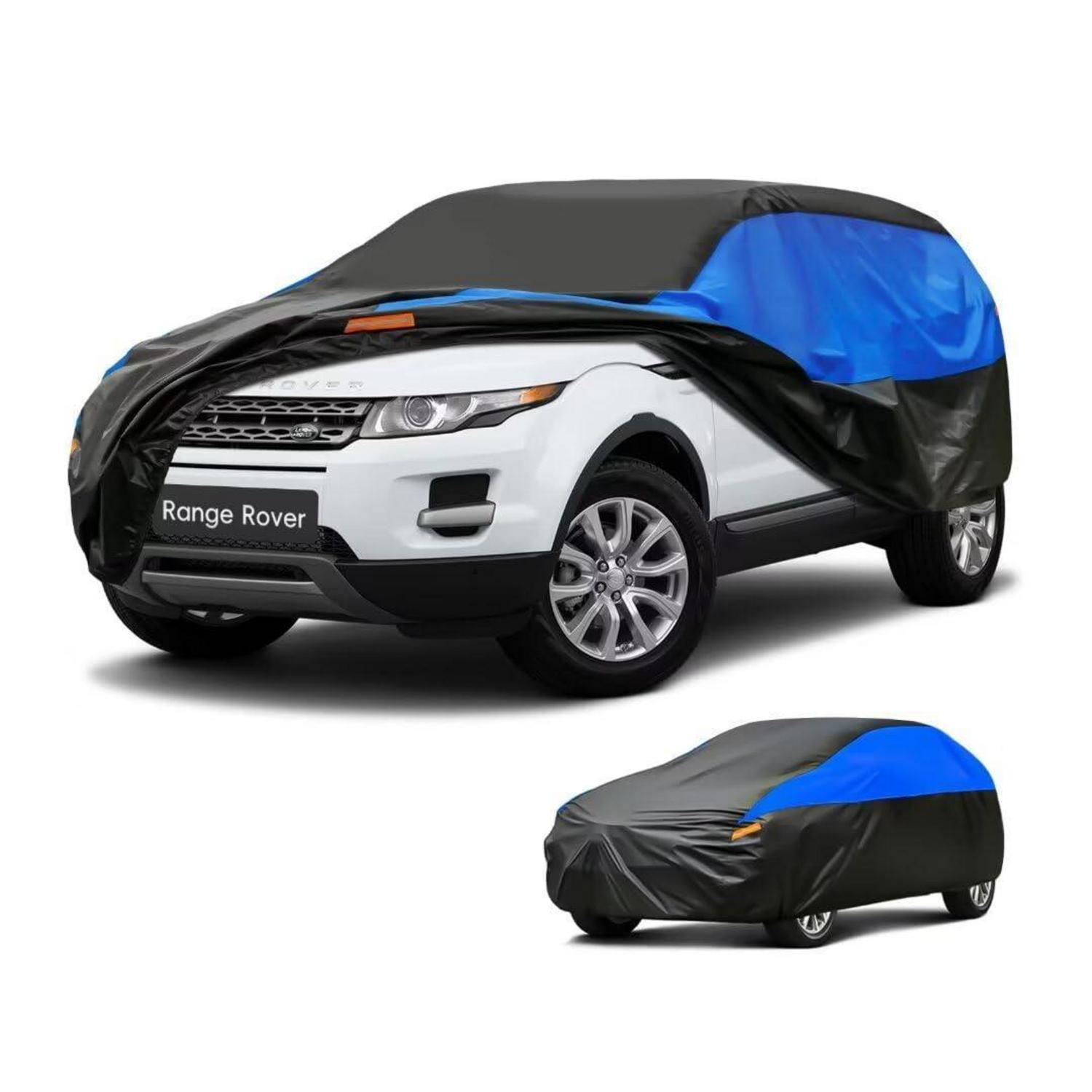 Autoabdeckung Wasserdicht Atmungsaktiv Für Range Rover (2005-2024) Schwarz Blau