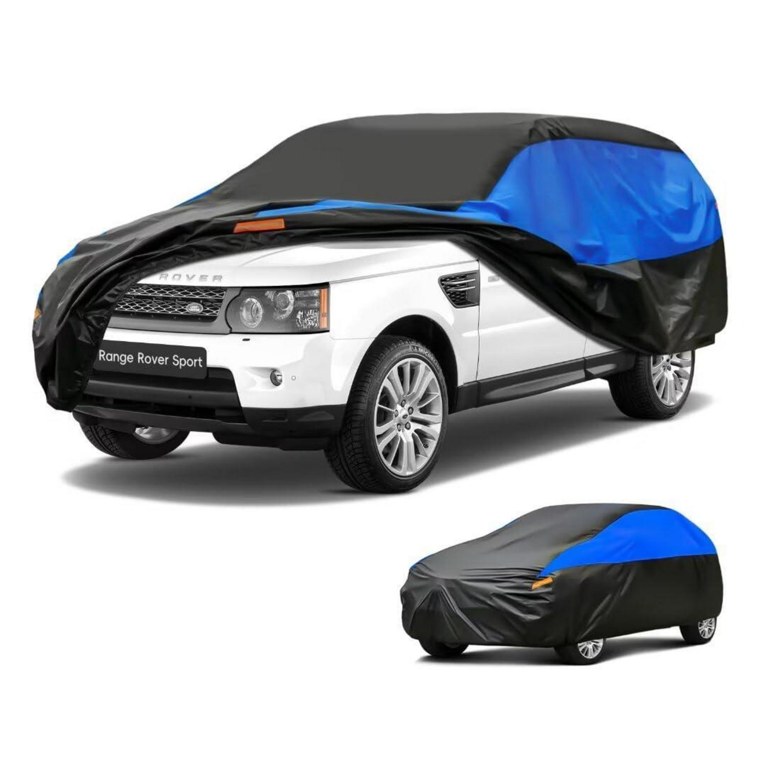 Autoabdeckung Wasserdicht Atmungsaktiv Für Range Rover Sport (2005-2023) Schwarz Blau