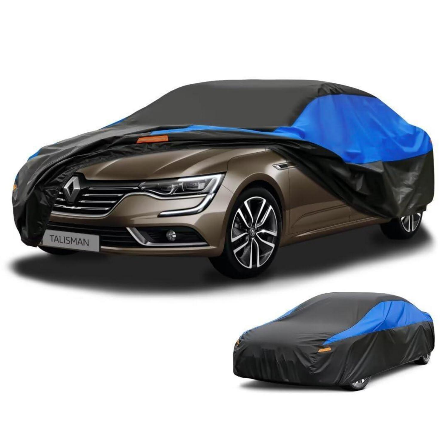Autoabdeckung Wasserdicht Atmungsaktiv Für Renault Talisman (2015-2024) Schwarz Blau